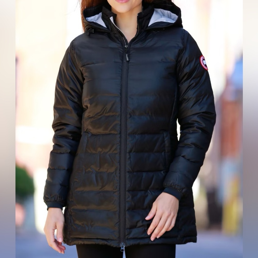 Canada Goose Black Camp Down Jacket - XS
